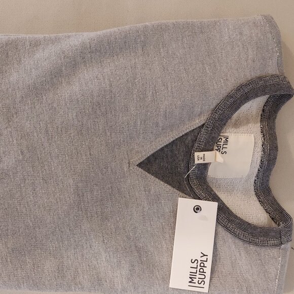 Mills Supply Heather Grey NWT Men’s S Crewneck Sweatshirt - Picture 4 of 16